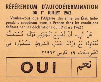 Indépendance de l'Algérie